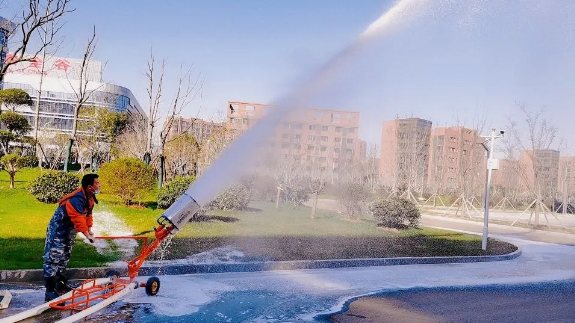 【又見飛雪，飄于智能裝備】手持式、推車式中倍泡沫發(fā)生器（兩款）