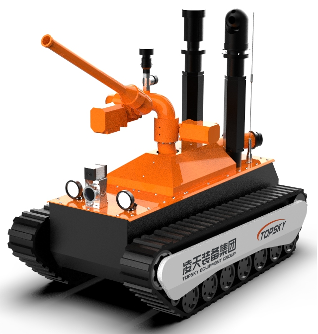 消防干粉滅火機器人【電動】 （第3代，語音控制+輕量化+干粉滅火）