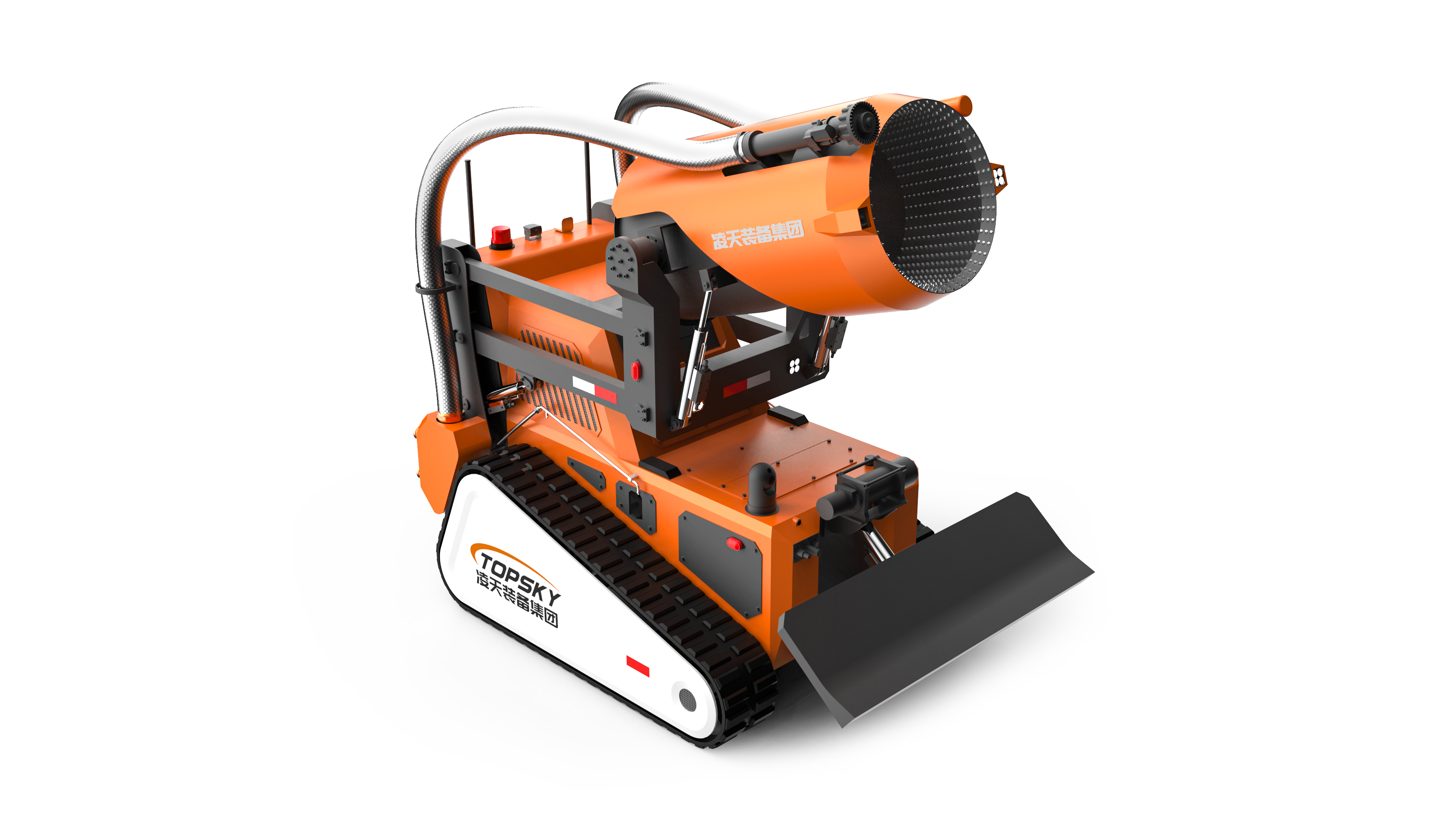 消防排煙滅火機(jī)器人 （油動(dòng)液壓、80國(guó)產(chǎn)消防水炮）