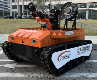 防爆消防滅火排煙偵察機器人（中型，第11代，語音控制+跟隨功能+5G控制+水炮跟蹤火焰+野外導(dǎo)航)