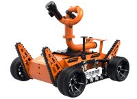 全地形消防滅火機器人【輪式履帶擺臂】 (第1代，升降云臺及氣體二合一探測裝置+語音控制