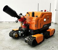 全地形消防滅火機(jī)器人 （第1代，四履帶，油動液壓）