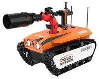 防爆消防滅火偵察機器人（D6重型，全功能款，雙向語音對講+語音控制+漏電探測+火焰識別+自主跟隨+半自住行走）